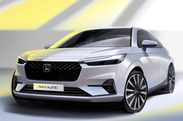 New Honda Amaze exterior design, interior previewed